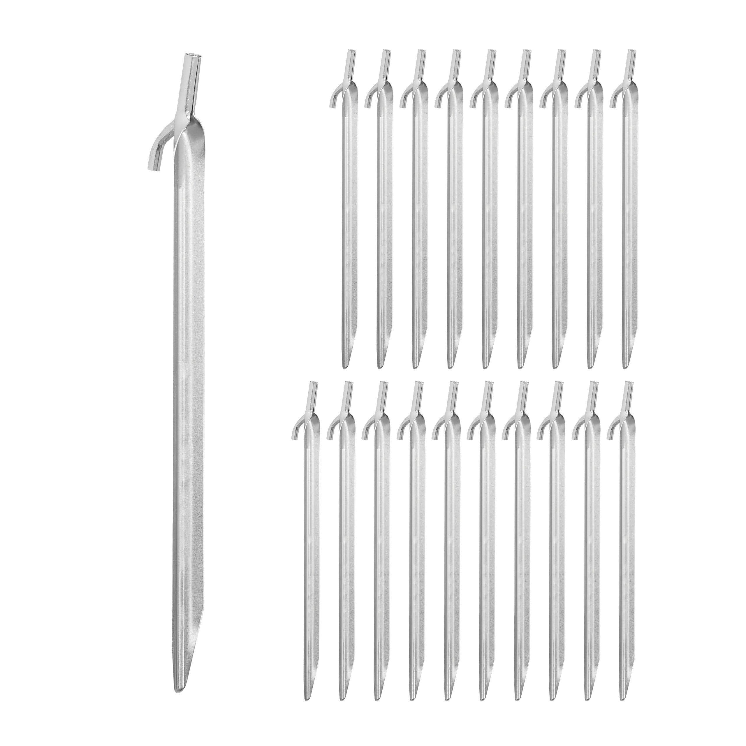 relaxdays Bodenanker Zeltheringe 20er Set Silber Stahl - Bild 2