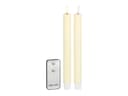 Coen Bakker Deco BV LED-Stabkerzen 2-tlg. Elfenbein mit Fernbedienung Bild 2