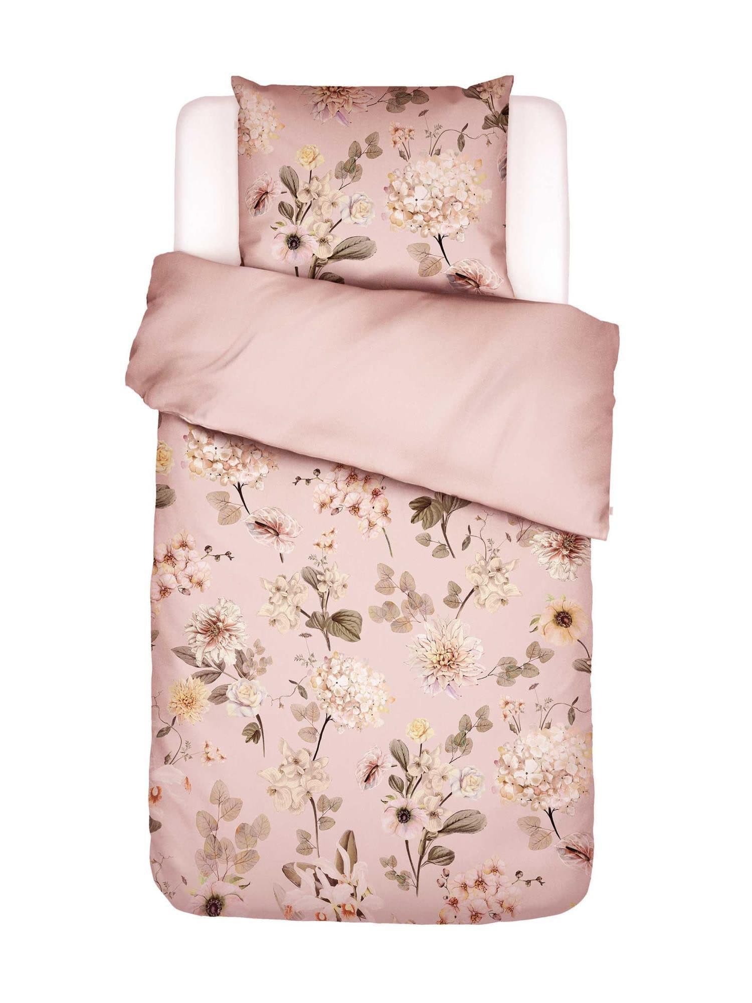 Essenza Bettwäsche Noe Satin 2-teilig Weiß/Beige Floral - Bild 2