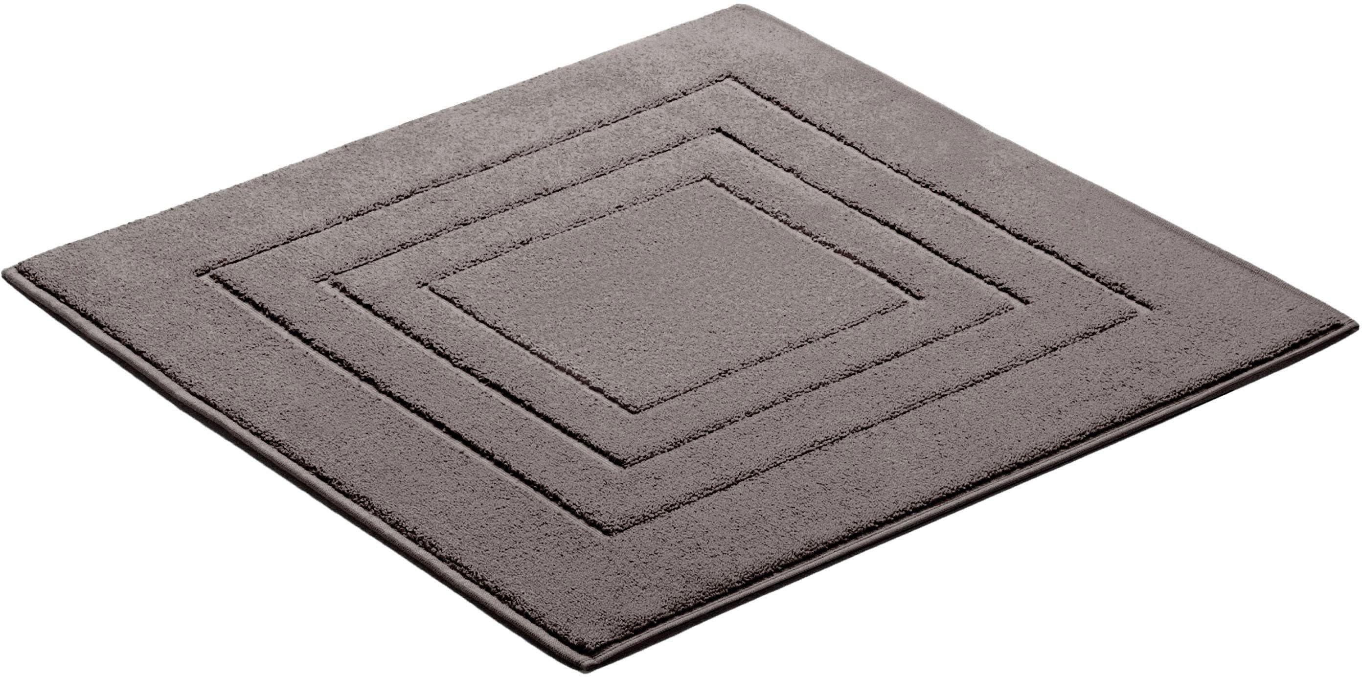 Vossen Badematte Feeling Grau 60x60 cm Baumwolle Hoch-Tief Effekt - Bild 2