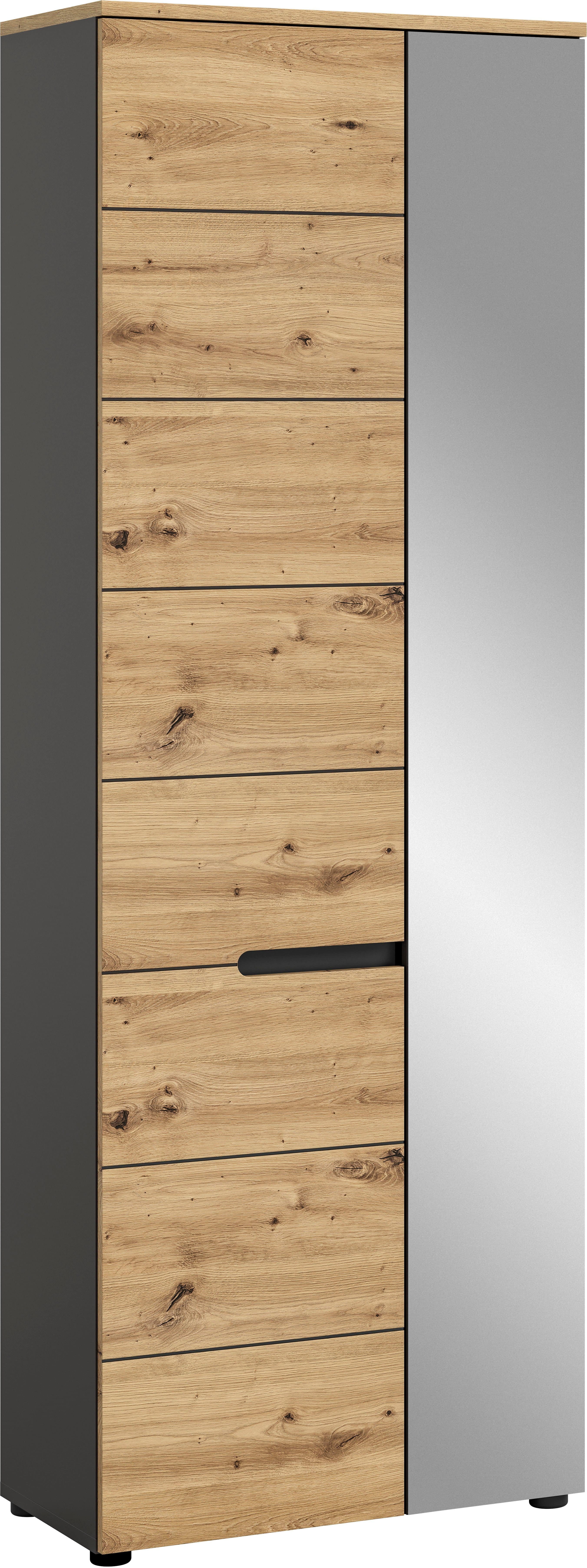 Home Affaire Garderobenschrank REHAT Grau mit Soft-Close - Bild 2
