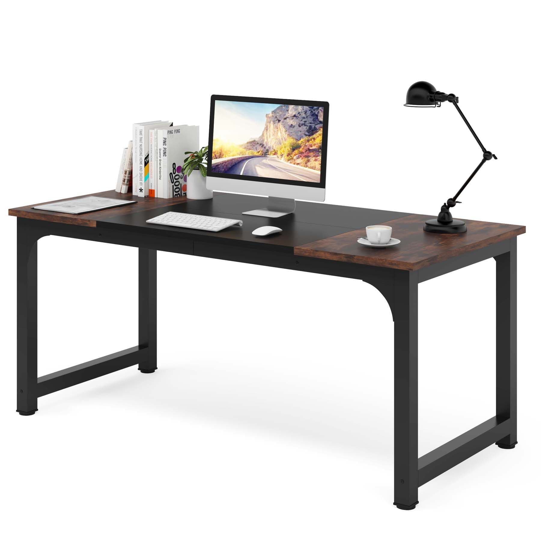 Tribesigns Schreibtisch 180x80 cm, Industrial Computertisch für Homeoffice - Bild 2