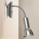 TRANGO LED Steckdosenleuchte ANNA Nickel matt inkl. LED Bild 2