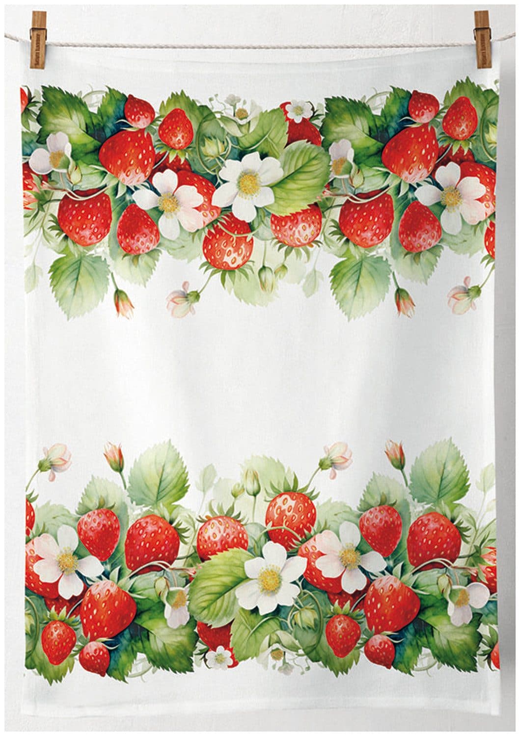 Ambiente® Geschirrtuch 2-tlg. Juicy Strawberries Baumwolle