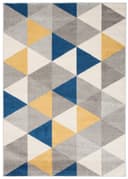 Tapiso Kinderteppich LAZUR Blau Gelb Modern Kurzflor Rechteckig Bild 2
