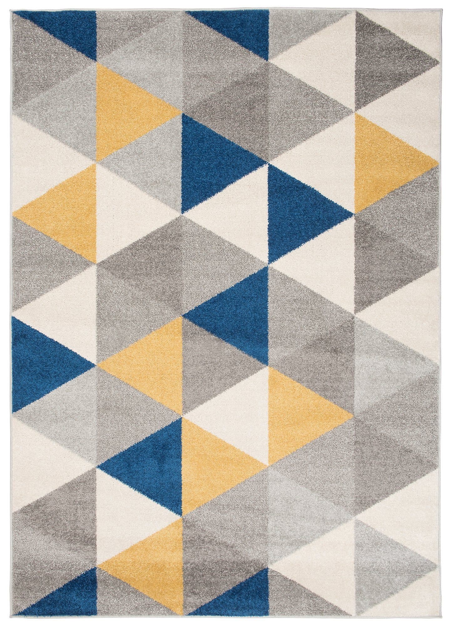 Tapiso Kinderteppich LAZUR Blau Gelb Modern Kurzflor Rechteckig - Bild 2