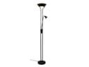 Reality Leuchten LED Deckenfluter Schwarz Matt Dimmbar mit Leselampe Bild 2