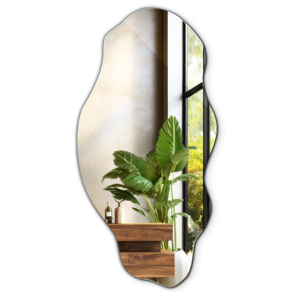 Tulup Dekospiegel Unregelmäßige Form Modern Glas Wandspiegel - Bild 2