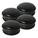 WESTCOTT Bodentürstopper Edelstahl Schwarz 4er Pack Rutschfest Bild 2