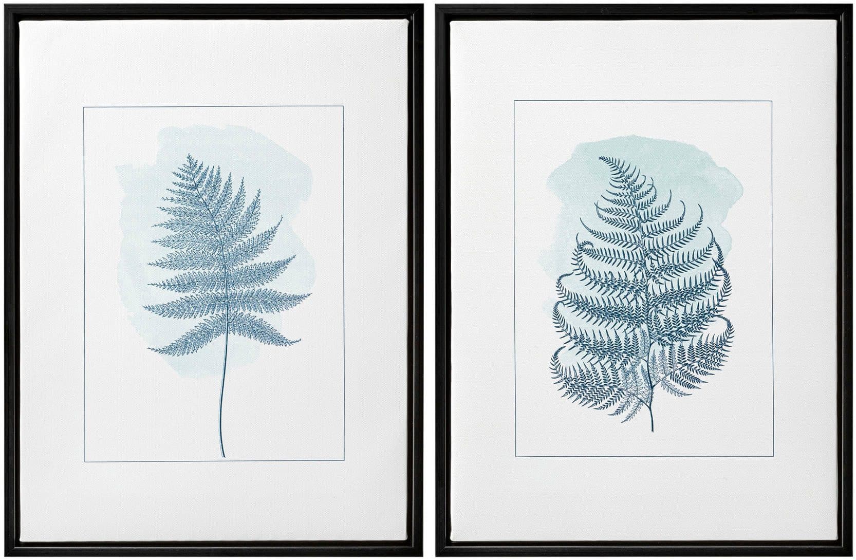 Creativ home Bild-Set FARN 2-Stück Kunststoffrahmen