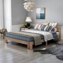 KLAM HOME Bettgestell Doppelbett Massivholz 140x200 cm Bild 2