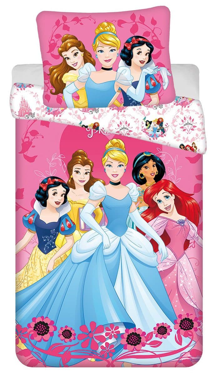Disney Kinderbettwäsche Disney Prinzessinnen 140x200 cm - Bild 2