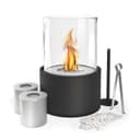 Monster24 Bio-Ethanol Tischkamin Anthrazit mit Glaszylinder Bild 2
