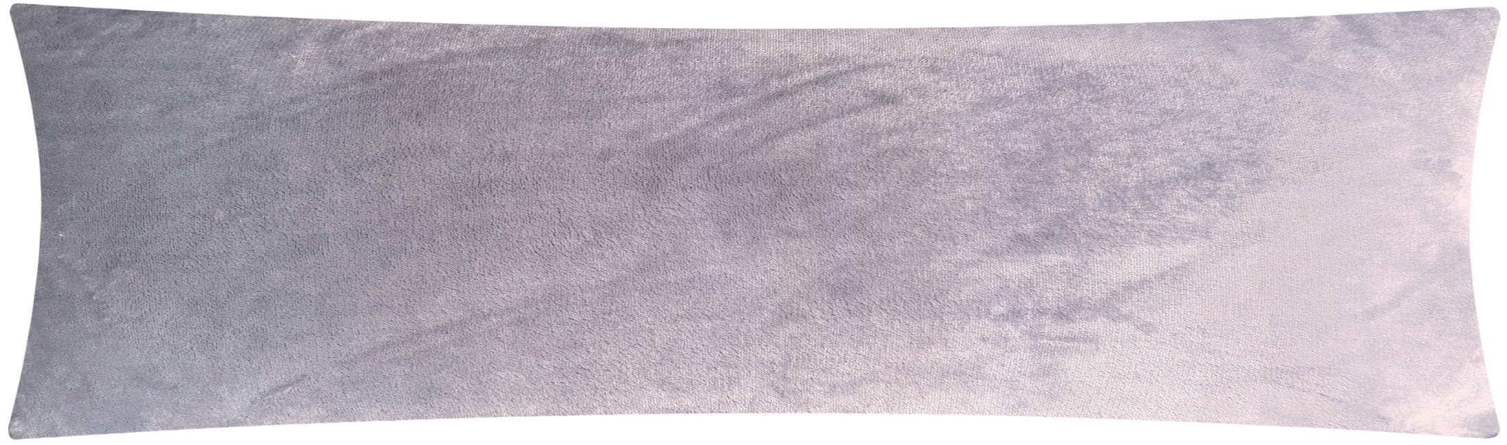 Heubergshop Seitenschläferkissenbezug Grau Flauschig - Bild 2