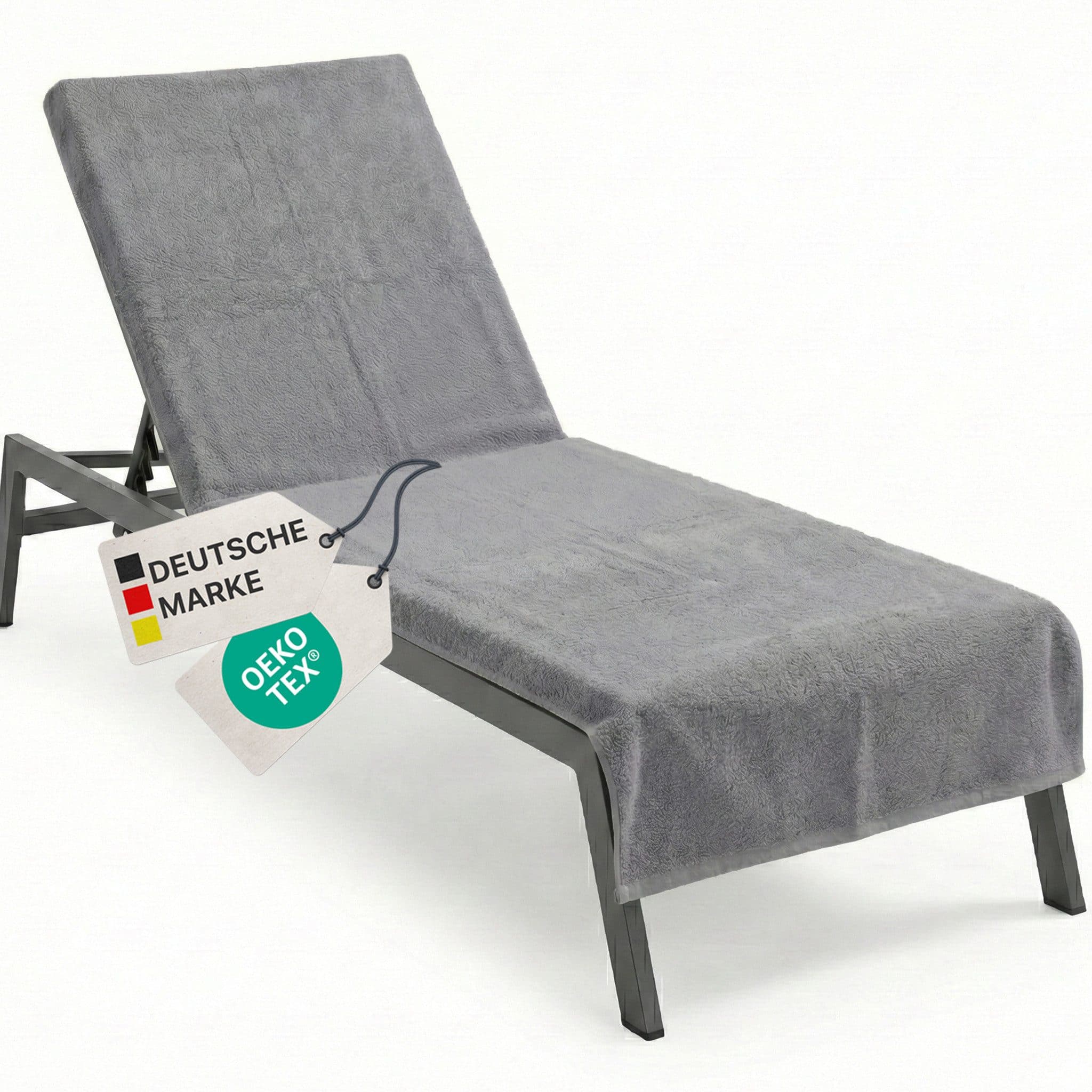 NYVI Strandtuch Frottee Schonbezug für Gartenliege NYVISpa 75x200 cm - Bild 2