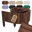 Floranica Beeteinfassung Rollborder 200x10 cm Braun Kiefernholz Bild 2