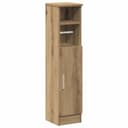 vidaXL Badezimmer-Schrank mit Rollenhalter Artisan-Eiche Bild 2
