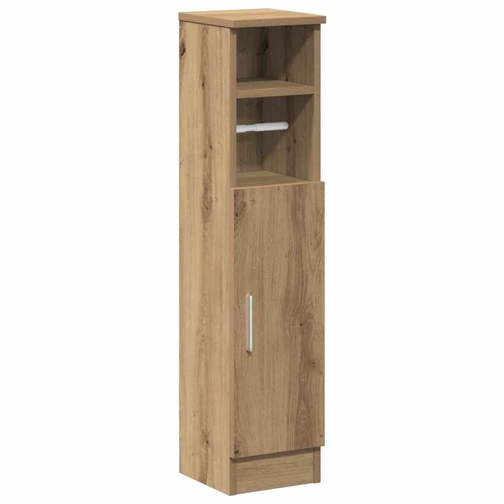 vidaXL Badezimmer-Schrank mit Rollenhalter Artisan-Eiche - Bild 2
