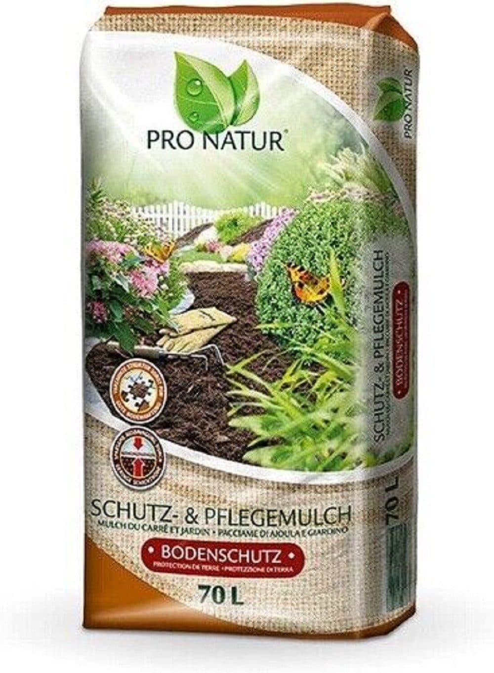 Pro Natur Rindenmulch Schutz- und Pflegemulch 70l