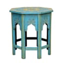 Casa Moro Beistelltisch Orientalisch Saada Blau Holz Handbemalt Bild 2