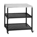BBQ-Toro Grillwagen 80x80 cm Schwarz Bild 2