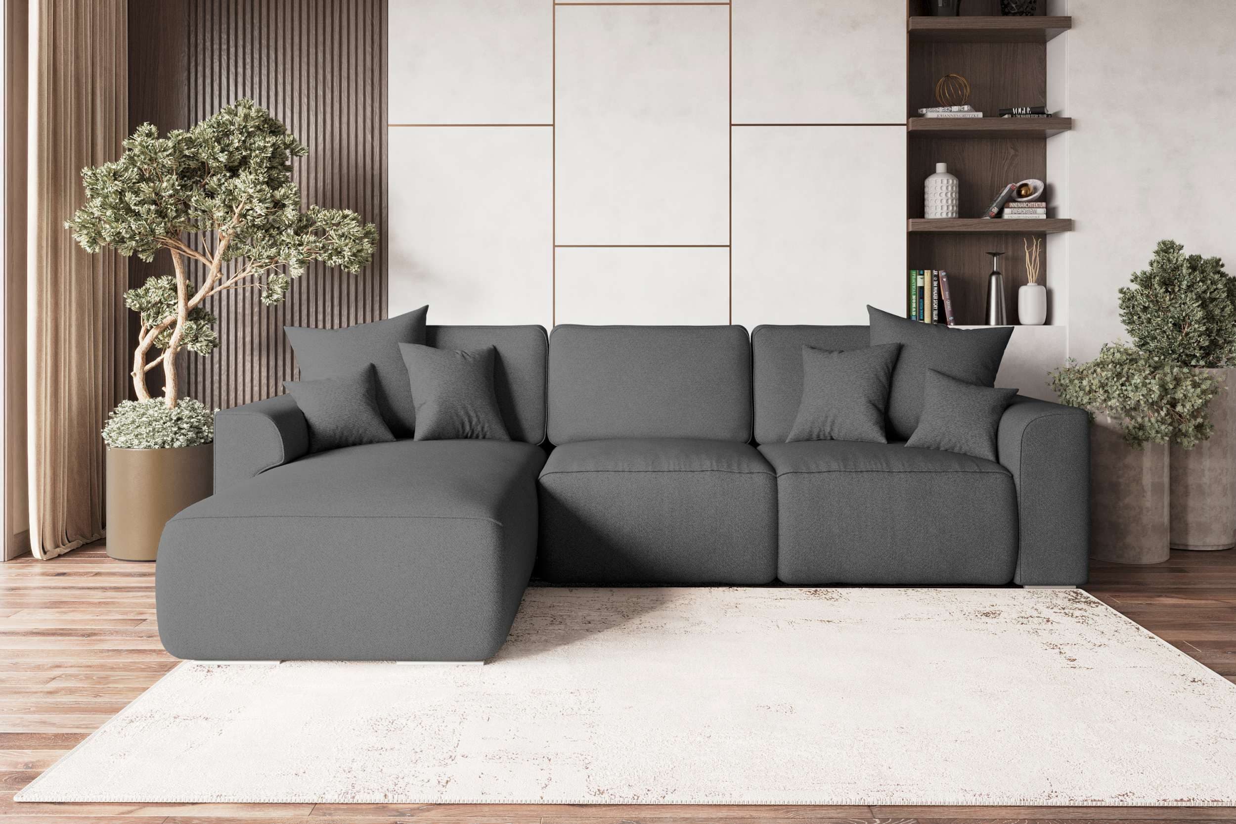 99rooms Ecksofa Gusto - L-Form Sofa mit abnehmbaren Kissen und Rundumbezug