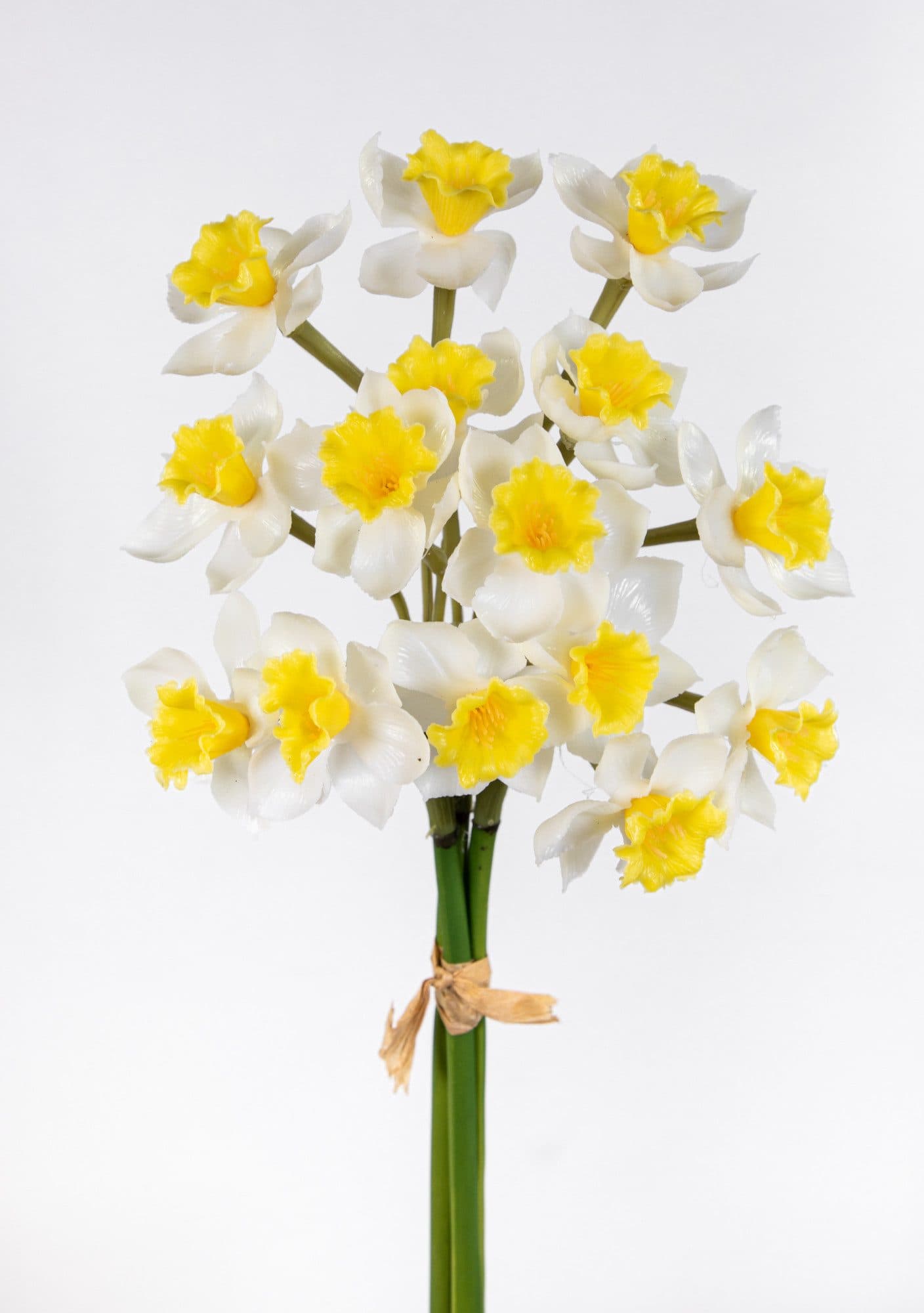 Kunstblume Narzissenbund Real Touch 50cm Seidenblumen Roß - Bild 2