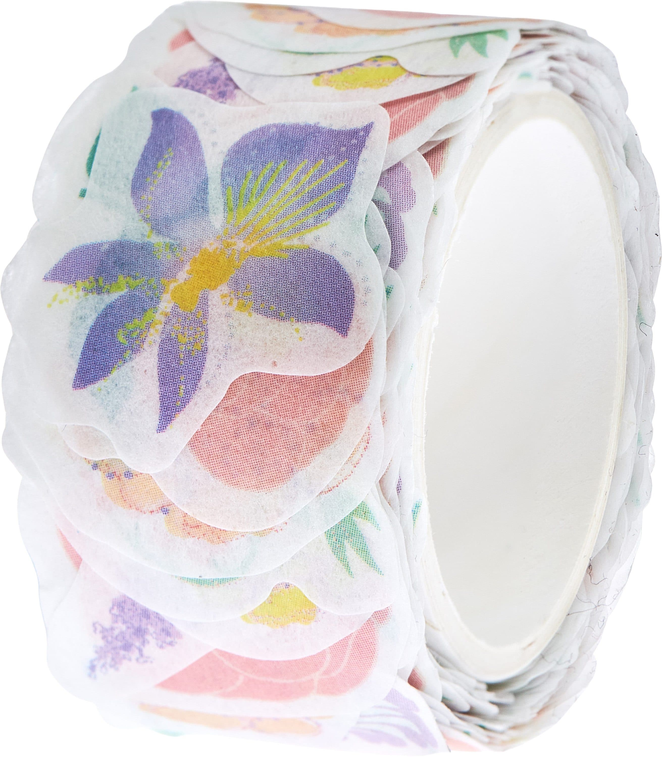 Rico Design Washi Sticker Blumen Pastell 200 Stk