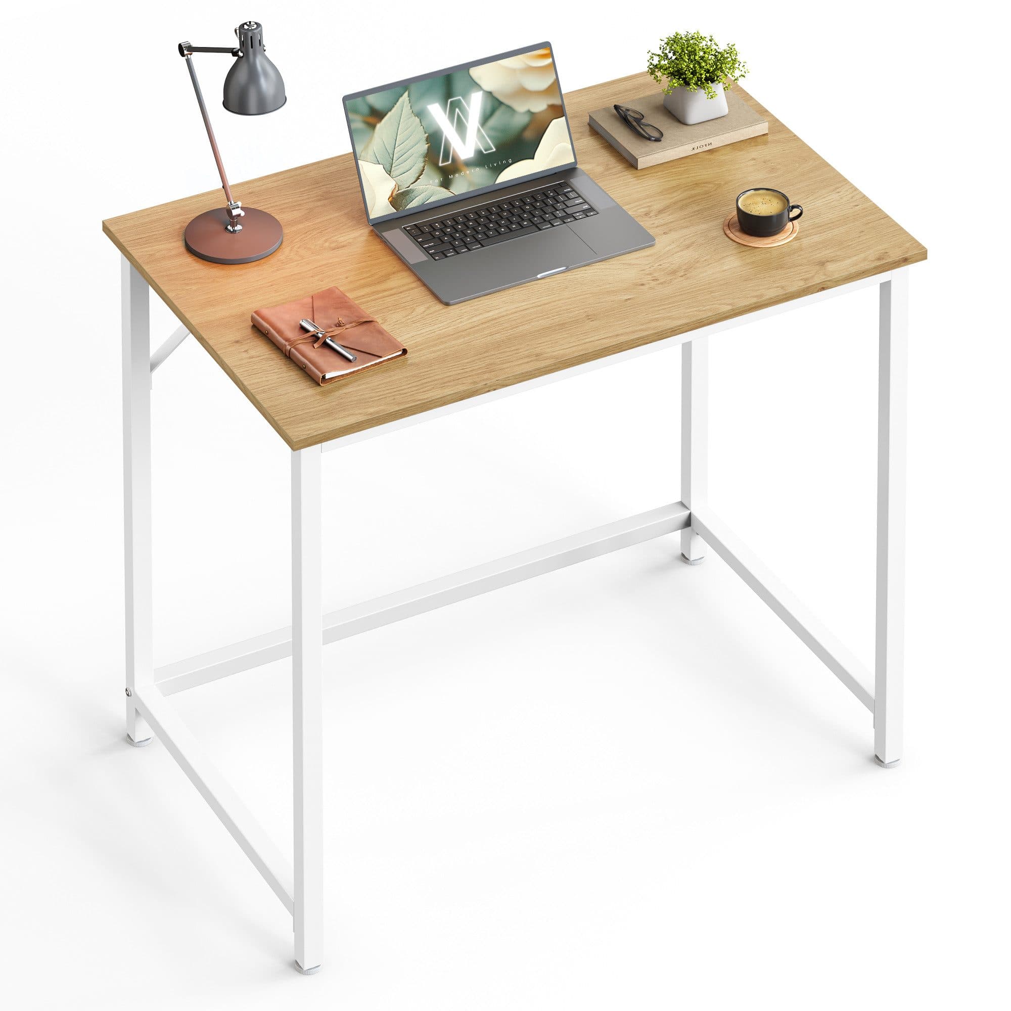 VASAGLE Schreibtisch Computertisch Bürotisch 80/100/120/135/160 cm Modern