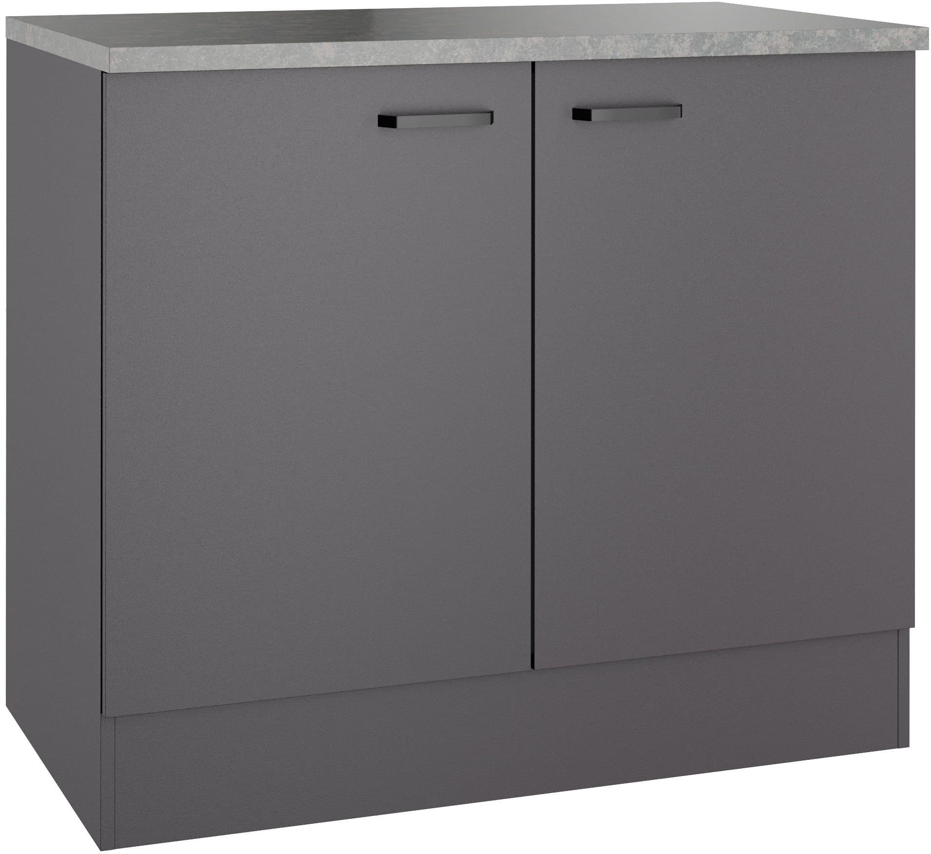 Spülenschrank OPTIFIT OPTImulti Anthrazit Matt Bügelgriff - Bild 2
