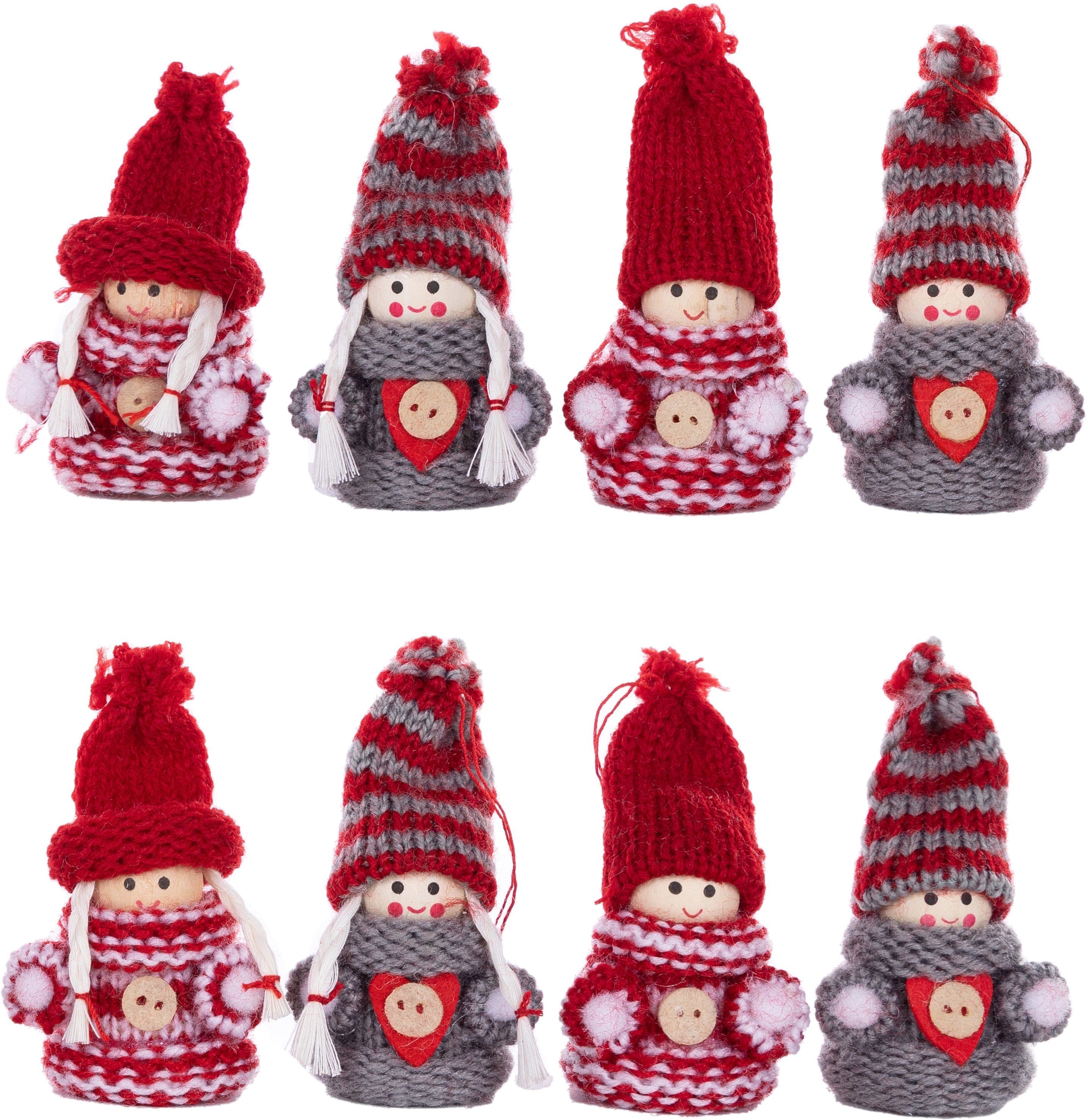 Myflair Möbel & Accessoires Weihnachtsfigur Wollwichtel Baumhänger Rot - Bild 2