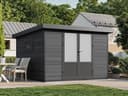 Fjordholz Gartenhaus Style DeLuxe 8,4 m² WPC Holzoptik Bild 2