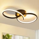 Moderne LED-Deckenleuchte in Schwarz und Weiß Bild 2