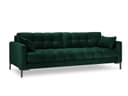 Micadoni Sofa Mamaia 4-Sitzer Flaschengrün Samt Bild 2