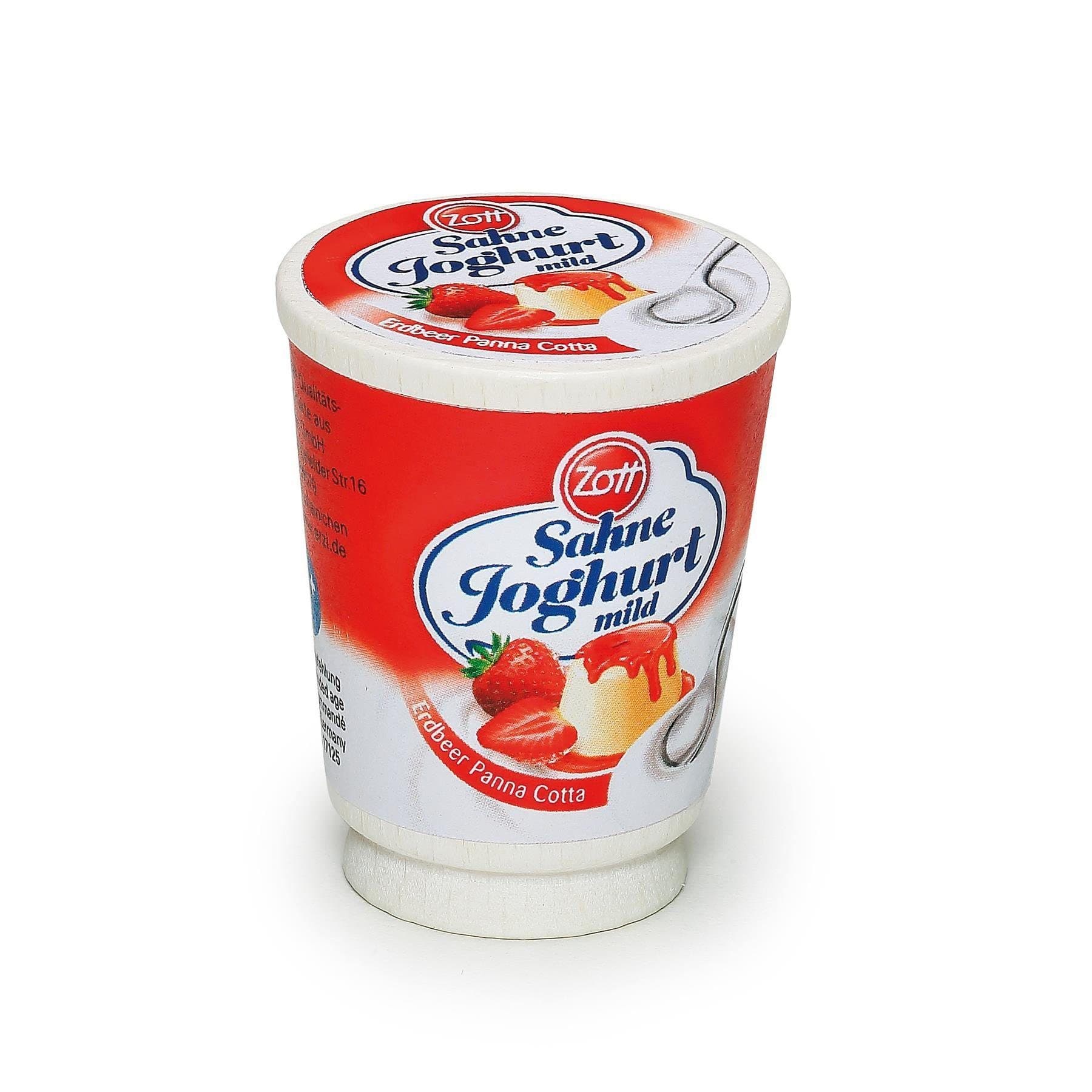 Erzi® Kaufladensortiment Sahnejoghurt Bunt Holzspielzeug