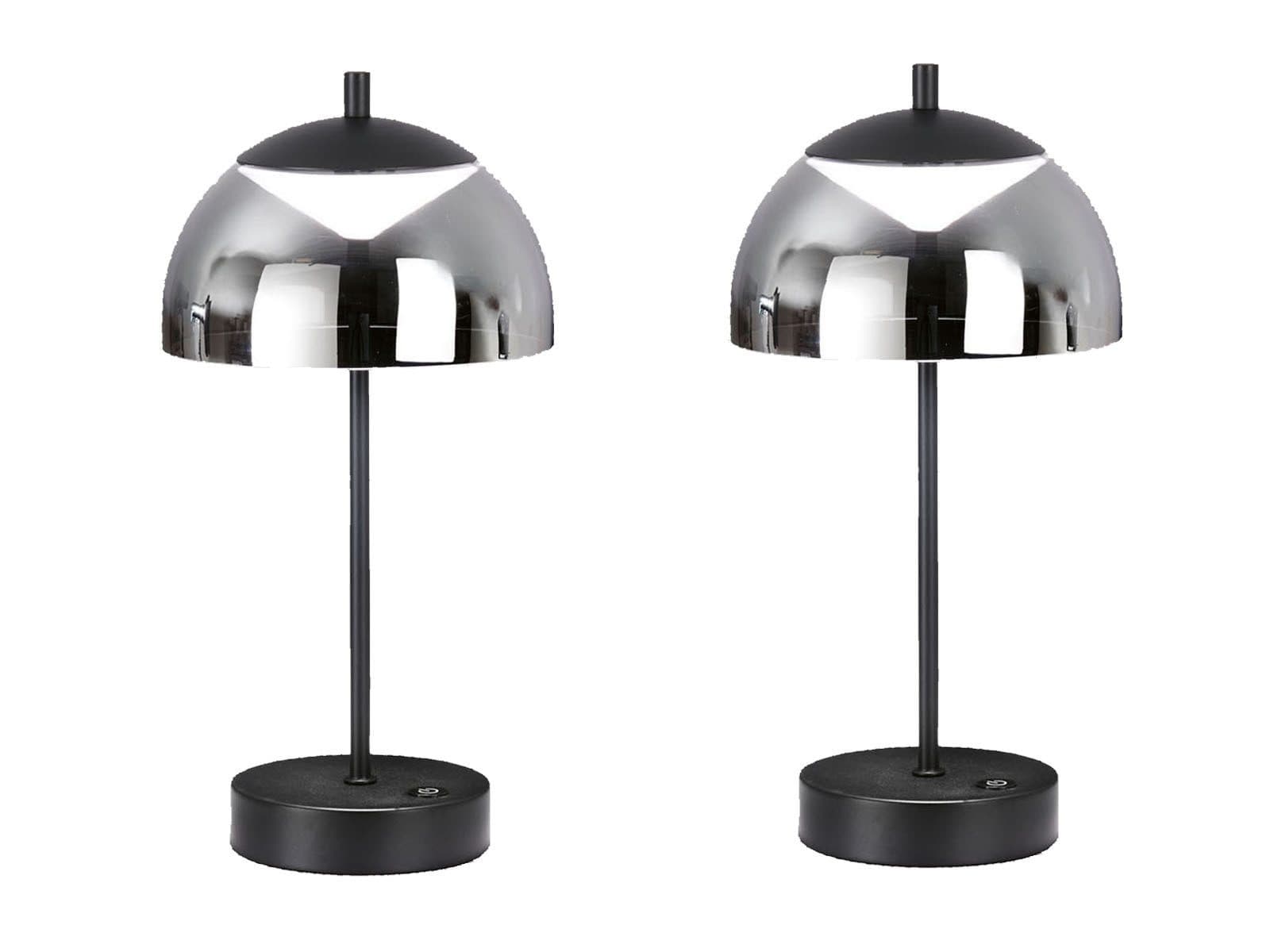 easy! BY FHL LED Nachttischlampe 2er Set Schwarz Rauchglas - Bild 2