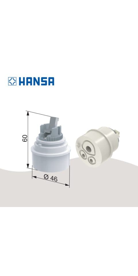 Hansa Armatur Eco Steuerpatrone 4.8 Spültischarmatur Weiß