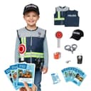alldoro Polizei-Rollenspielset 9-teilig mit Weste, Cap & Lernkarten Bild 2