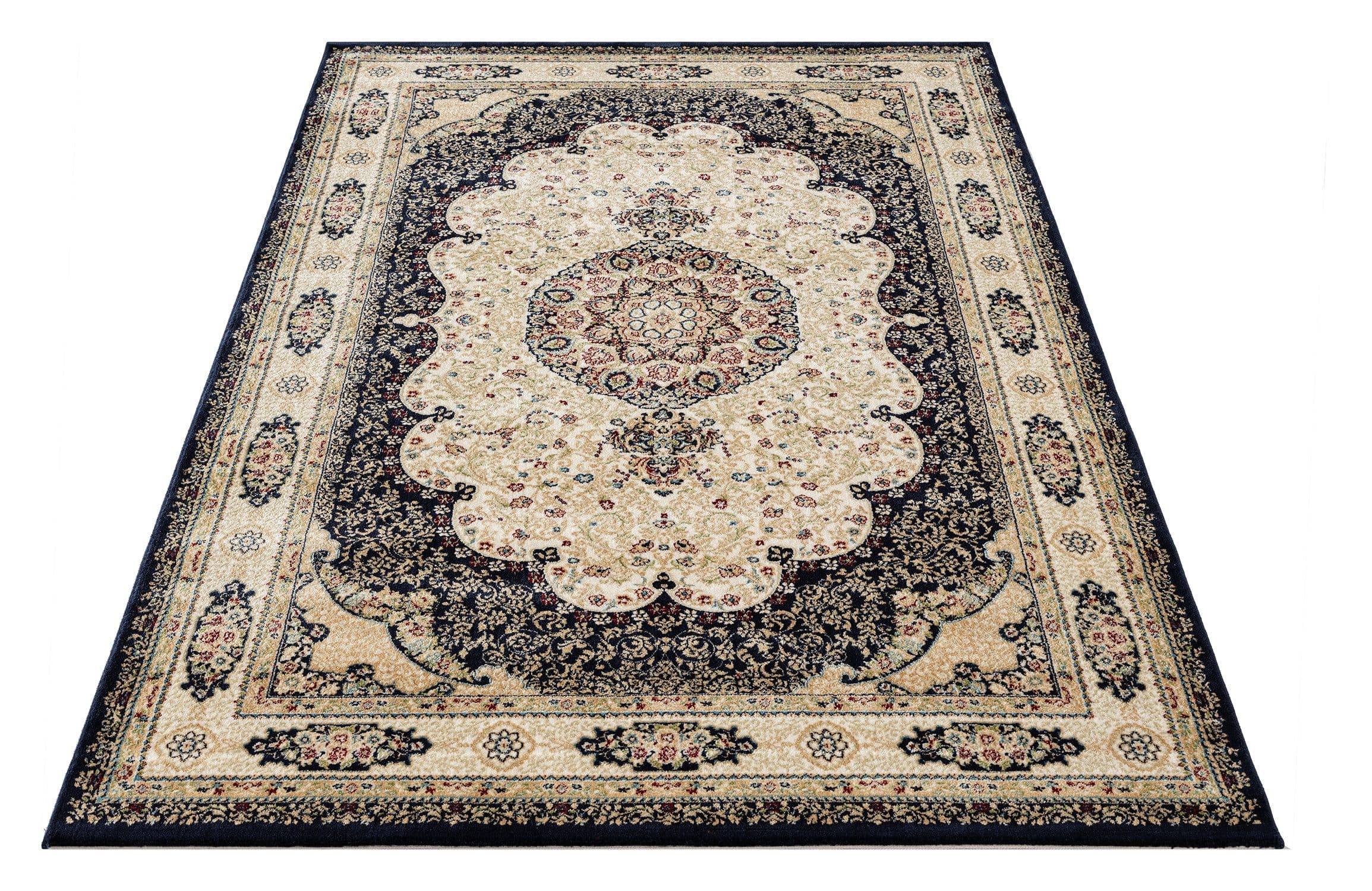 Carpetilla Designerteppich Asfahan Orientalisch Marineblau Modern - Bild 2