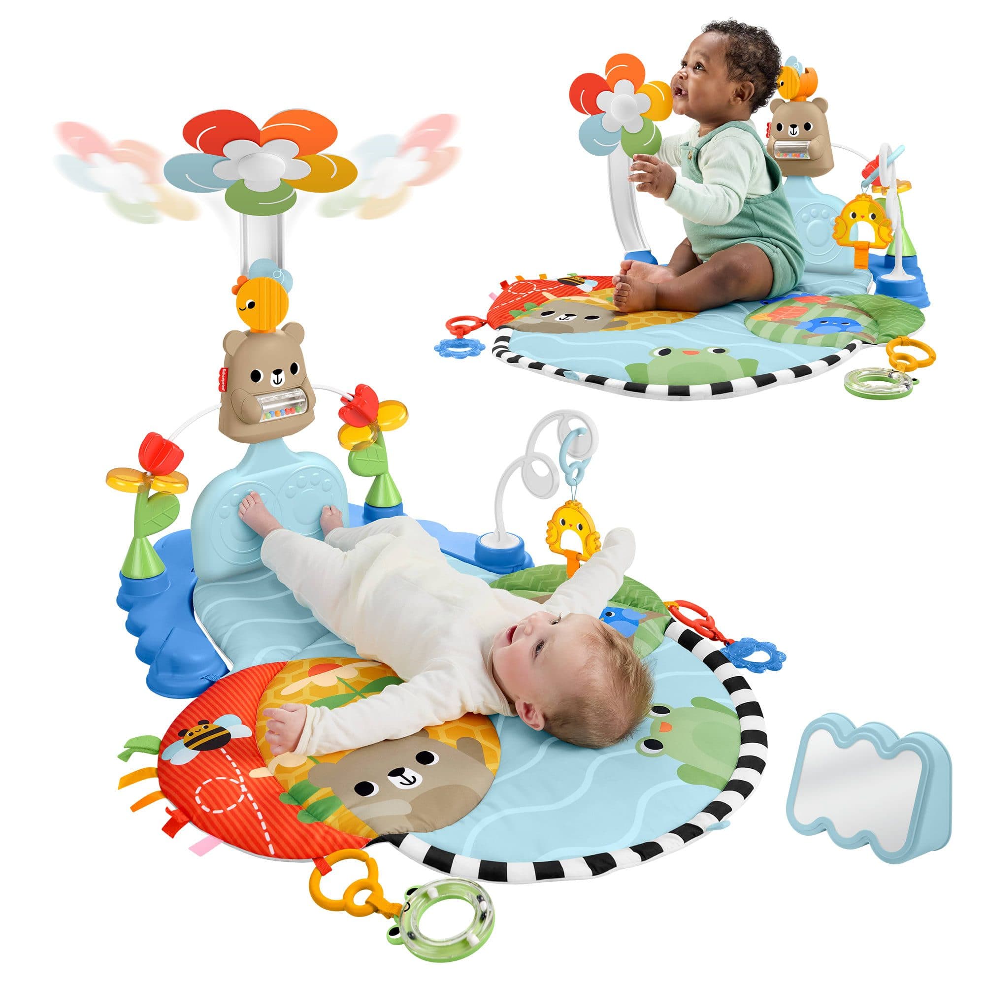 Fisher-Price® Lernspielzeug Balanced Beginnings 3-in-1 Kick & Sway Bunt - Bild 2