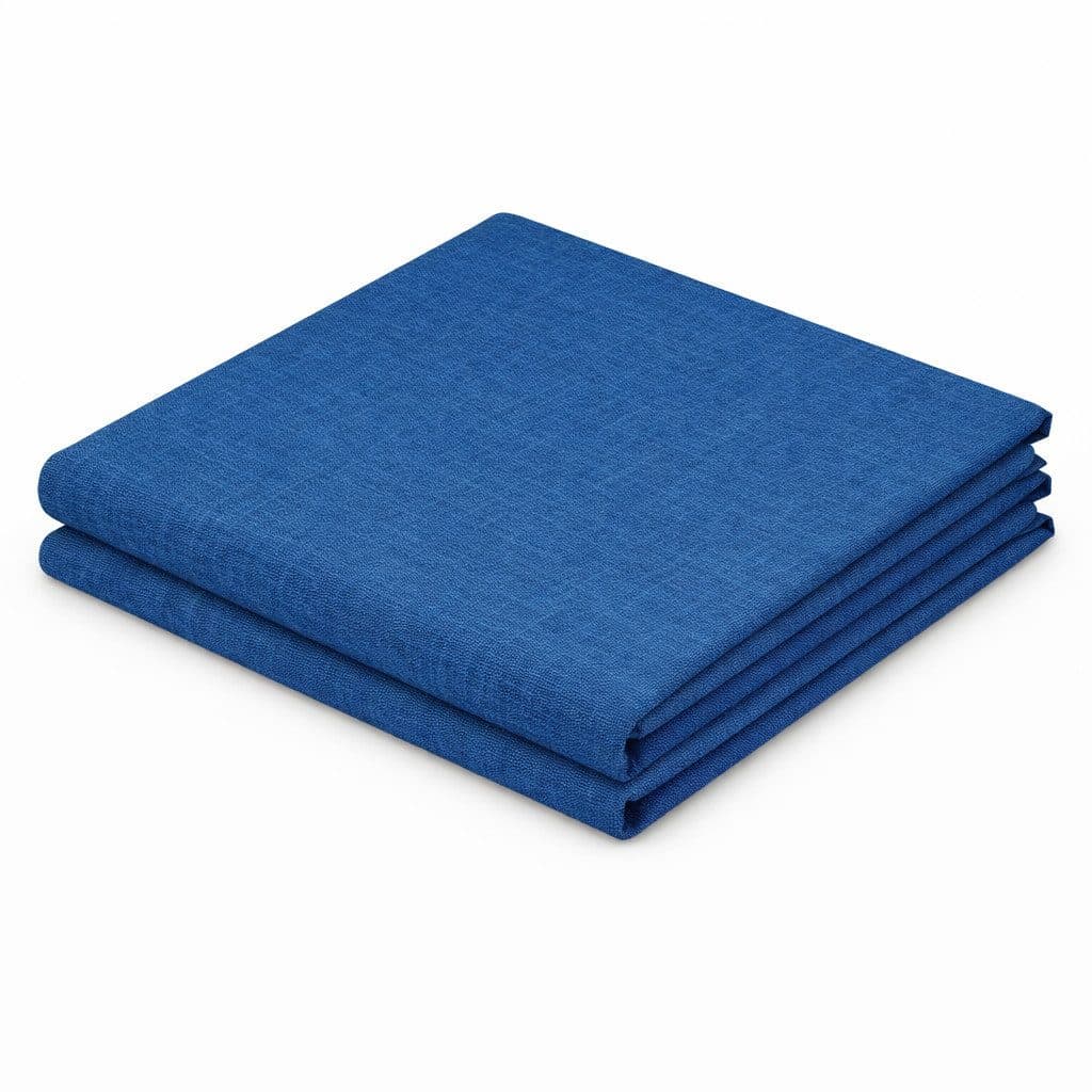 Stoffschmiede Tischdecke Leinen-Optik Wasserabweisend Blau