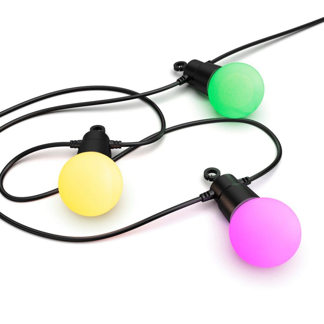 HAMA LED-Lichterkette Outdoor mit App 12 Glühbirnen bunt - Bild 2