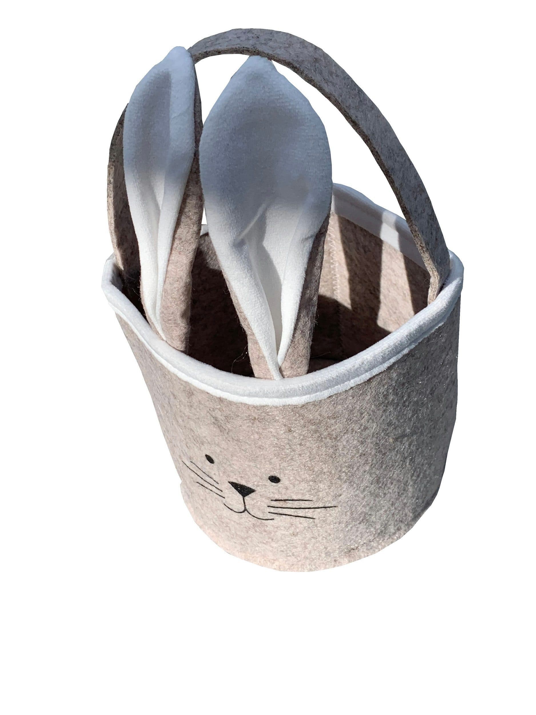 foolonli Osternest Osterkorb Filz Beige