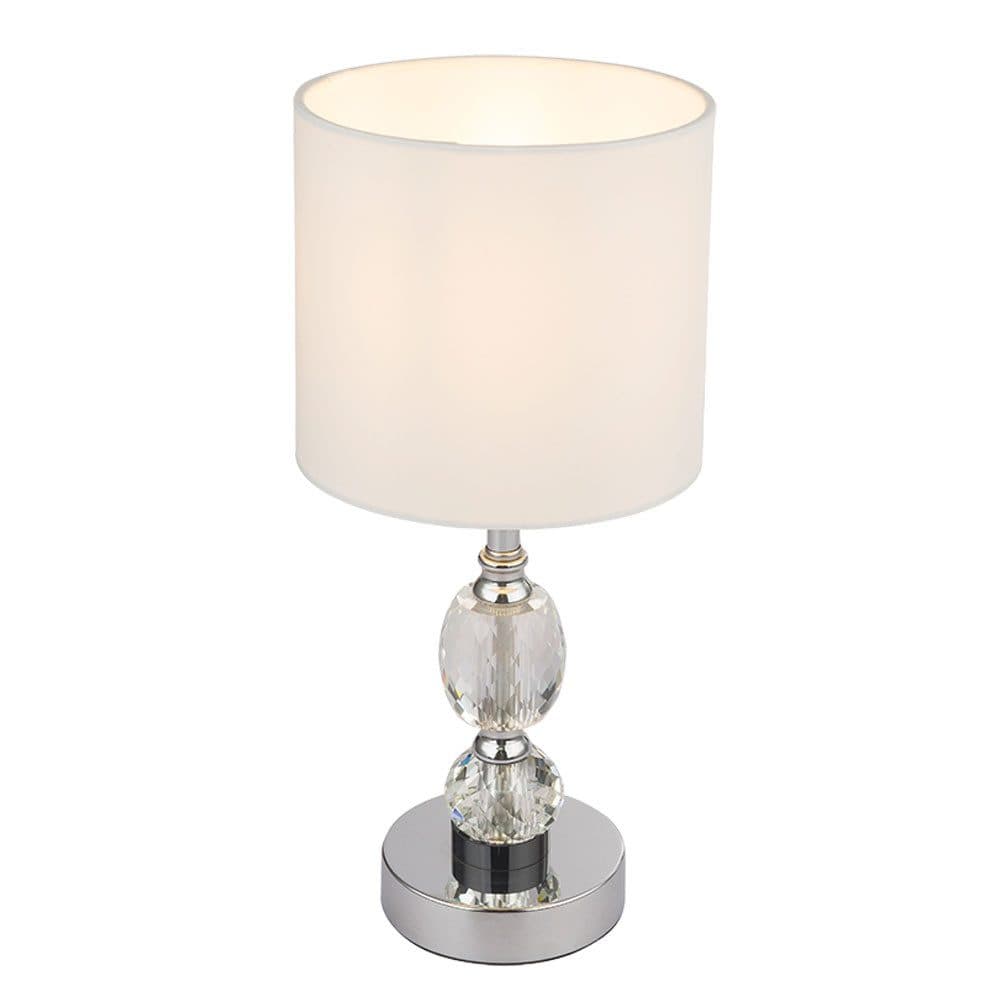GLOBO LIGHTING Tischleuchte Kristallglas Nachttischlampe - Bild 2