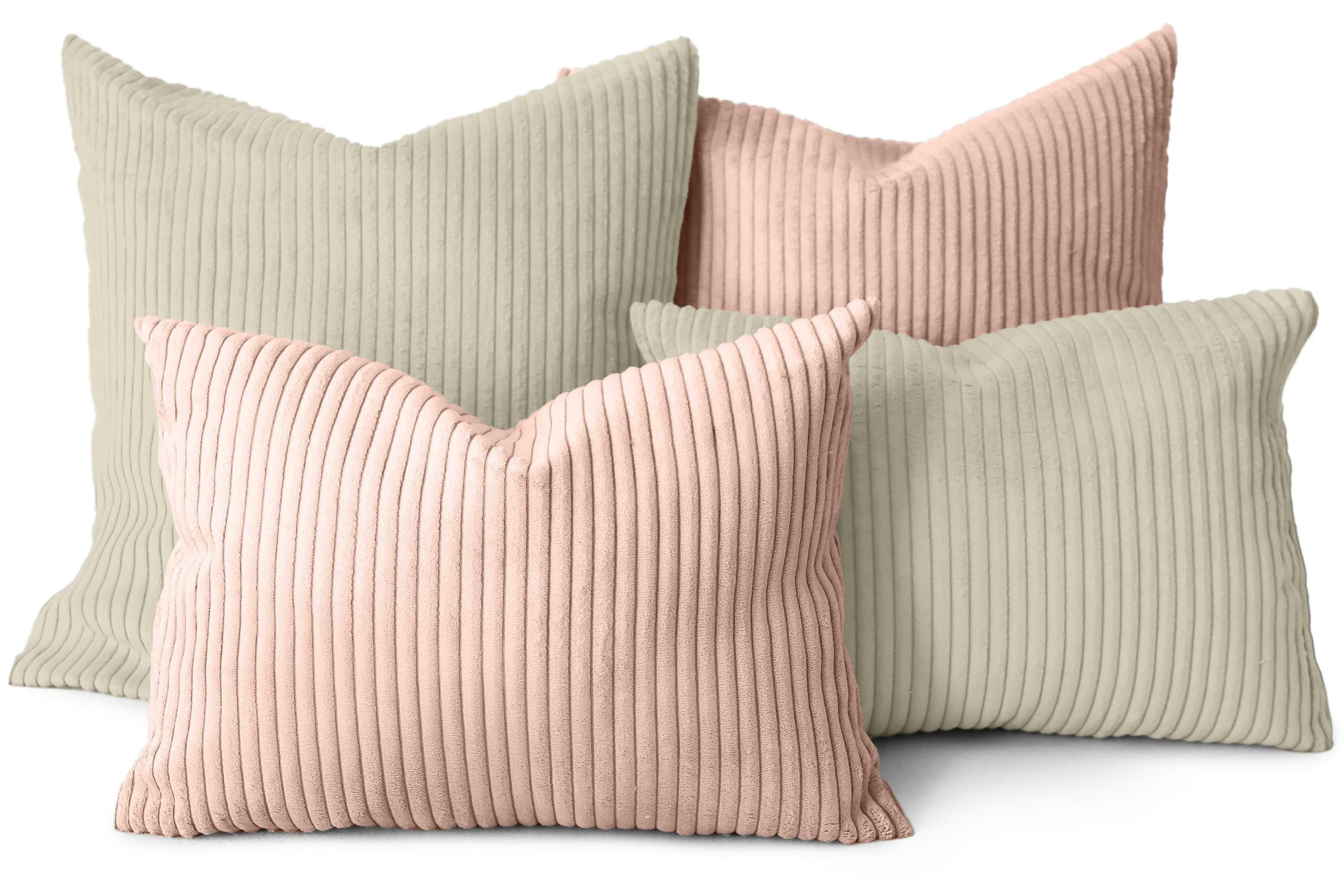 Amilian Kissenbezüge 4er Set Rosa Modern - Bild 2