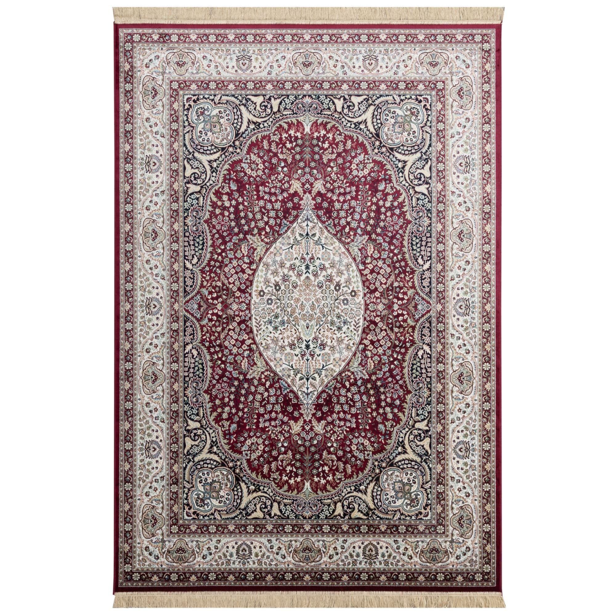 Steffensmeier Orientteppich Riad Kirman Rechteckig 5 mm Bordüre
