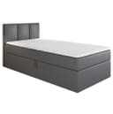 A&J MöbelLand Boxspringbett NASI mit Bettkasten und Topper Bild 2