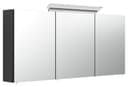 Magnolia Home Badezimmerspiegelschrank 140cm Schwarz mit LED & Softclose Bild 2