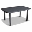 Mojawo Gartentisch Anthrazit Kunststoff Modern Bild 2