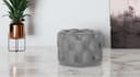 HOME AFFAIRE FOLLINA Polsterhocker Grau Chesterfield Bild 2